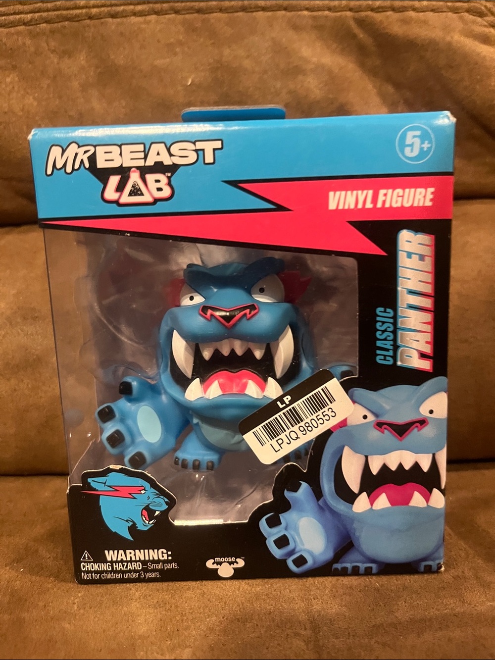 Classic Panther Blue Vinyl Figure - Collector Toy
